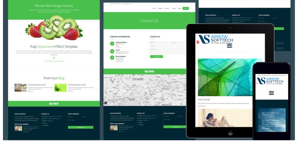 Custom corporate website design services improving online presence and brand credibility