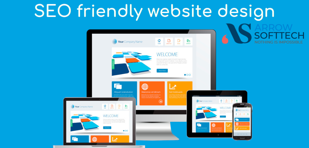 Corporate website design showcasing a modern professional layout for business branding